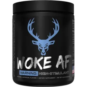 BUCKED UP PRE-WORKOUT WOKE AF BLUE RAZ 30 SERVINGS