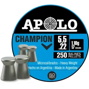 HATSAN APOLO .22 CHAMPION 17 GRAIN 250 PACK