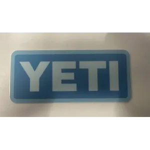 YETI 4in Blue Sticker