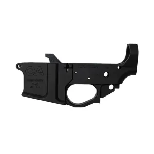 Stripped CA9 Lower With Mag Release & Ejector (AR9) Black Ano 7075