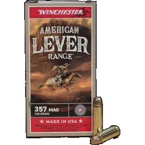 Winchester American Lever Range .357 Magnum, 130gr FMJ, 50rd Box
