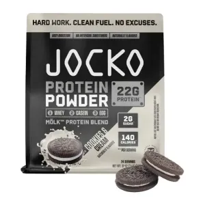 JOCKO 29146 COOKIES AND CREAM PROTEIN POWDER BAG