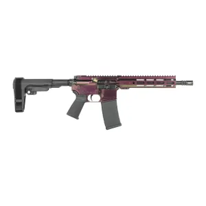 Shark Coast Tactical SCC07268RZRBK-P Razorback  5.56 NATO 30+1 10.50 Black Nitride Threaded Barrel, Aluminum Receiver w/Picatinny Rail, M-LOK Handguard, Polymer SB Tactical SBA3 Brace, Polymer Grip
