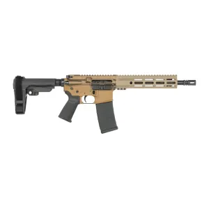 Shark Coast Tactical SCC07282SCAR-P Scarbog  5.56 NATO 30+1 10.50 Black Nitride Threaded Barrel, Aluminum Receiver w/Picatinny Rail, M-LOK Handguard, Polymer SB Tactical SBA3 Brace, Polymer Grip