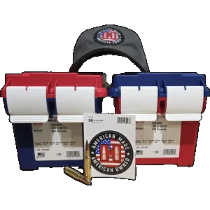Hornady American Gunner 250th Anniversary .308win, 155gr BTHP, 500rd Case