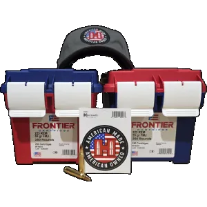Hornady Frontier 250th Anniversary .223rem, 55gr FMJ, 500rd Case