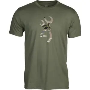 BROWNING SS T-SHIRT CAMO BUCKMARK GREEN/OVIX XXLARGE