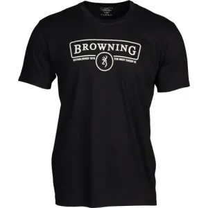BROWNING SS T-SHIRT CONTOUR BLACK LARGE