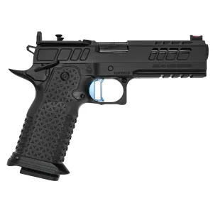 Atlas Gunworks Athena RDS v3 Perfect Zero, 4.6 Barrel, 3 Magazines, Optics Ready, All Black DLC, Blue Curved Med Trigger, Pistol