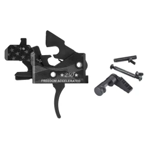 The Triggered Company Disruptor AR-15 3 Position Black USA 250 Special Edition Drop In Forced Reset Trigger