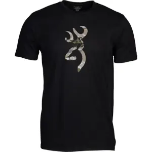 BROWNING SS T-SHIRT CAMO BUCKMARK BLACK/OVIX LARGE