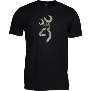 BROWNING SS T-SHIRT CAMO BUCKMARK BLACK/OVIX XXLARGE