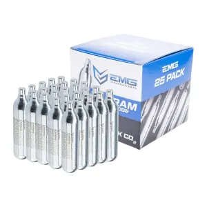 SOFTAIR 13975   EMG 12 GRAM CO2 CARTRIDGE 25 COUNT