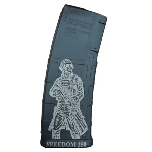 BHA Custom Lasered Independence Day Tactical Washington 30rd AR-15 Magazine