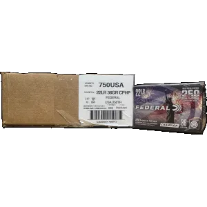 Federal Champion 250th Anniversary USA Rimfire .22lr, 36gr CPHP, 2,500rd Case