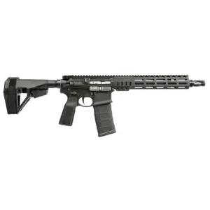 Sons of Liberty Gun Works MK1 5.56mm, 11.5 Chrome Lined Barrel, 1-30rd Magazine, SBA5 Brace, Black, Pistol