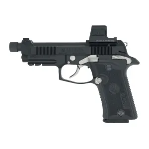 Langdon Tactical Tech 80X32BCBRE Beretta Cheetah 80X Micro-Compact 32 ACP 13+1 4.40 Black Threaded Barrel, Black Carbon Steel Optic Ready/Serrated Slide, Black Cerakote Aluminum Frame w/Picatinny Rai