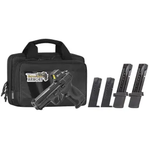 Smith & Wesson M&P9 M2.0 Metal 9mm 5x Magazines, Bag, & Vortex Enclosed Red Dot Bundle