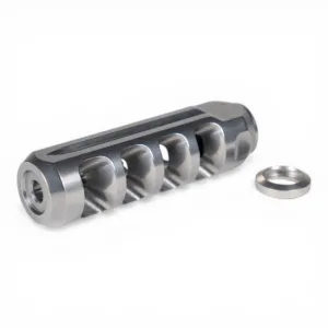 JP Enterprises MK V Competition Compensator 223 1/2-28 .750 OD 5-Baffle Polished Stainless JPCRE-27S