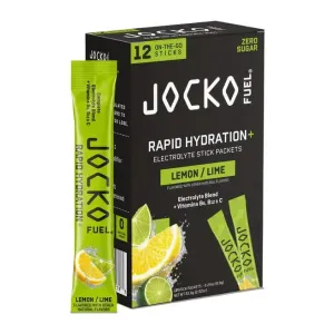 JOCKO 29278 RAPID HYDRATION POWDER LEMON LIME 6/12