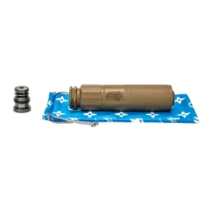 Griffin Armament GAET2FDEAM-W Explorr 224 Cal Flat Dark Earth Stainless Steel/Nickel 1/2x28