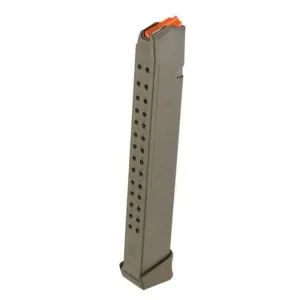 Mag 9mm 33rd (OD mag floor plate OD follower orange)