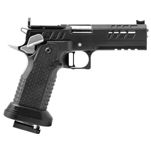 Atlas Gunworks Athena RDS v3 Perfect Zero, 4.6 Barrel, 2 Magazines, Optics Ready, Two-Tone, Large Hands Magwell Pistol