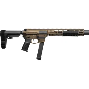 CMMG Zeroed Banshee MkGs, 9mm, 6.5 Barrel, 1- 33rd Magazine, Midnight Bronze, Suppressed Pistol