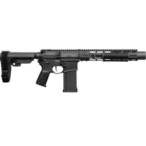 CMMG Zeroed Banshee Mk4, 5.7x28mm, 6.5 Barrel, 1- 32rd Magazine Armor Black, Suppressed Pistol