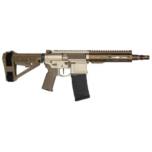 Blackout Dynamics Quantum DTL-X, .300 Blackout, 9 Barrel, 1- 30rd Magazine, Slick Side, Clear Ano/Burnt Bronze, Pistol