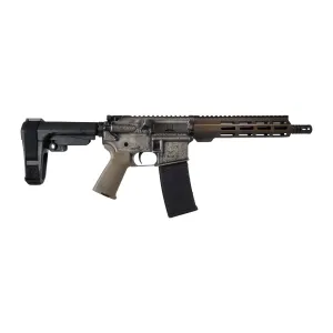 Shark Coast Tactical SCC07527VIK-P Viking 5.56 NATO 30+1 10.50 Black Nitride Threaded Barrel, Aluminum Receiver w/Picatinny Rail, M-LOK Handguard, Polymer SB Tactical SBA3 Brace, Magpul MOE Grip, Rig