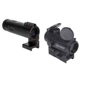 Firefield Impulse 1x22 Red Dot Diverge 3X Magnifier Combo Circle Dot Reticle Picatinny Matte Black