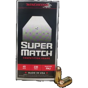 WIN SUPER MATCH 45ACP 230GR FMJ RN 50/10
