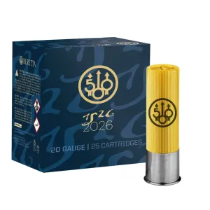 Norma Beretta 500th Year 20ga 2.75, 8-Shot 1oz, 25rd Box