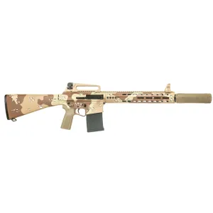 Genesis Arms Gen-12 A2-Style Chocolate Chip, 12ga, 13.5 Barrel, 1- 5rd Magazine, Suppressed Short Barreled Shotgun