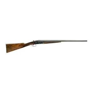 Dickinson LLC  Plantation 12 Gauge Break Open 2.75 2rd 28 Gloss Blued Side By Side Barrel, True Bone-Charcoal Case Hardening Engraved Receiver, English Style Turkish Walnut Stock