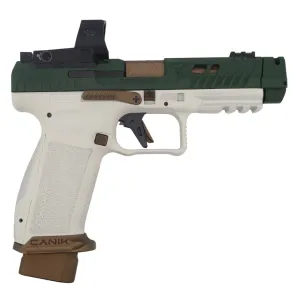 CANIK TTI COMBAT TIMBERLINE W/MECANIC OPTIC 9MM PISTL 4.6 2-18RD