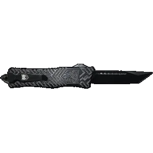 Cobratec Knives Medium Black Trailblazer Tanto Not Serrated