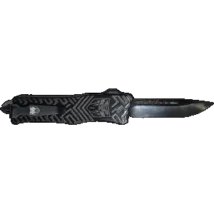 Cobratec Knives Medium Black Trailblazer Drop Not Serrated