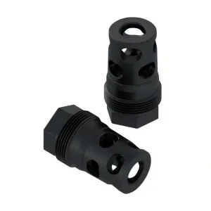 Comstock Armory Compact Muzzle Brake 11/16-24 45 Cal Plan-B Suppressor Mount