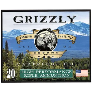 Grizzly Ammo GC357M20   357Mag 210gr Full Metal Jacket Flat Point 20 Per Box/10 Case