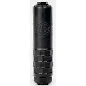 HUSH-POINT 30 SUPPRESSOR .30 CAL TITANIUM FLOW-THRU, DT/HUB, 1/2X28 & 5/8X24 CAPS INCLUDED