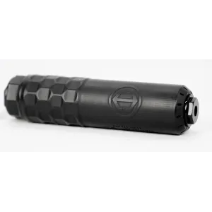 HUSH-POINT 30 SUPPRESSOR .30 CAL INCONEL FLOW-THRU, DT/HUB, 1/2X28 & 5/8X24 CAPS, FULL-AUTO RATED