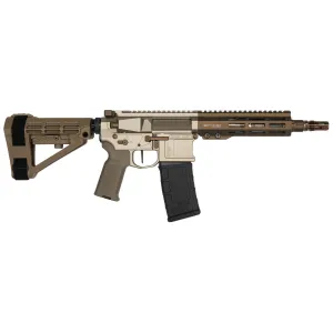 Blackout Dynamics Quantum DTL-X, .300blk, 9 Barrel, 1- 30rd Magazine, Forward Assist, Clear Ano/Burnt Bronze, Pistol