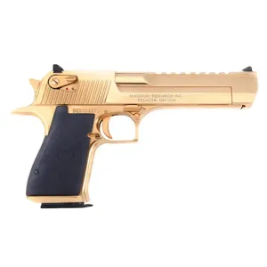 DES EAG .50AE Mark XIX 6IN BBL Gold Zironium Nitride Gold Apptmnts BLEM