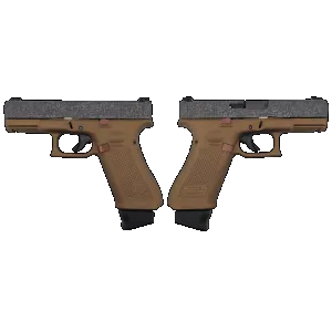 GLOCK 19X V CABEZA DE COBRE 9MM PISTOL 4 BRONZE/DIGI 1-17RD 2-19RD MAGS