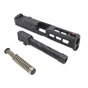 Zaffiri Precision ZPS.3 Glock 19 Gen 5, RMR Cut, Threaded Black Barrel, Black Slide