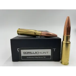 8.6 Blackout 210gr Barnes TSX
