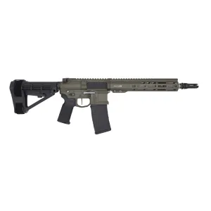 Blackout Defense Quantum DTL, .223 Wylde, 11.5 Barrel, 1- 30rd Magazine, Slick Side, Green/Black, Pistol