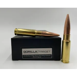 8.6 Blackout 300gr Sierra MatchKing Subsonic For 8 & 12 Barrel